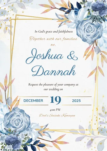 RSVP Hub Wedding - Josh and Dannah_Invitation