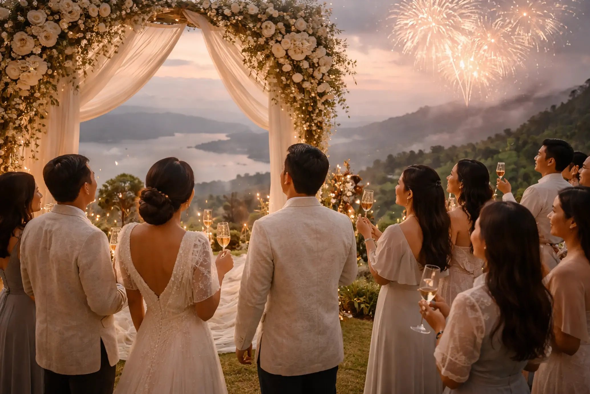Digital wedding RSVP page for couples | RSVP Hub online wedding invitation